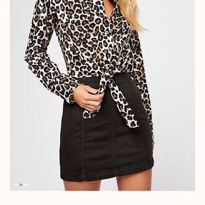 Modern Femme Denim Mini Skirt